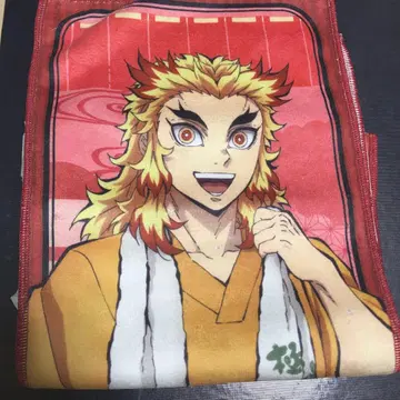 귀멸의 칼날 극락탕 콜라보 렌고쿠 쿄쥬로 타월