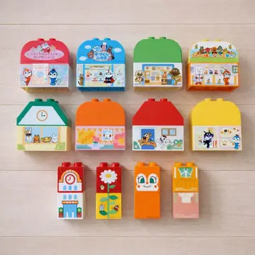 호빵맨 블록 라보 첫 블록 짤랑이의 멋진 가게