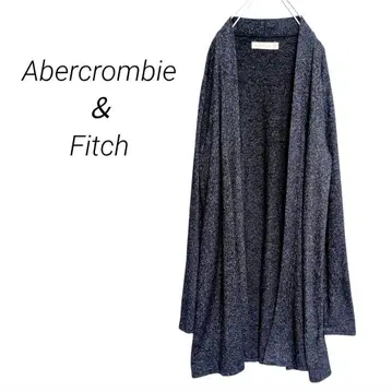 [아바크롬비&피치] 니트 롱 가디건 버튼리스 네이비 XL
