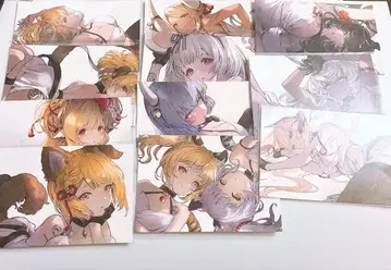 그랑블루 판타지 12신장 애니메이트 페어 엽서 컴플리트 전종 세트