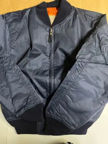 MA-1 플라이트 자켓 미사용품 네이비