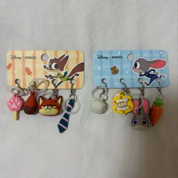주토피아 메지루시 스트랩 홍콩 한정판 주디 (닉) 디즈니 MINISO