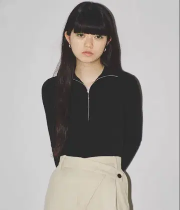 Halfzip Rib Knit / todayful