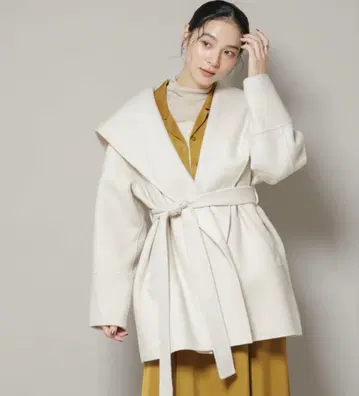 NANO universe 리버 숄 미디 코트