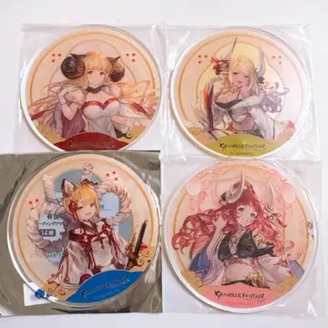 그랑블루 판타지 아크릴 코스터 애니메이트 그라테 세트 아니라 바지라