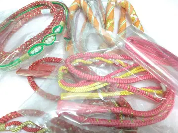 미사용 5개 세트 허리띠 후리소데 성인식 기모노