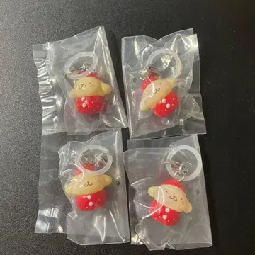 딸기 메지루시 액세서리 산리오 폼폼푸딩