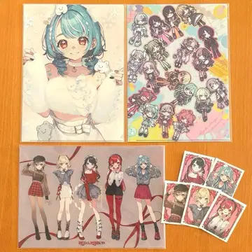 유 동쪽의 펭귄 브이스포 클리어 파일 카드