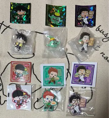 [ 최종 가격 ] 모브사이코 100 러버 스트랩 & 피규어 세트