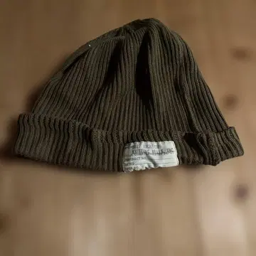 버즈릭슨 올리브색 코튼 니트 모자