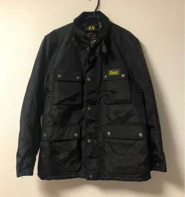 레어 Belstaff 라이더스 나일론 자켓 블랙 기능 자켓