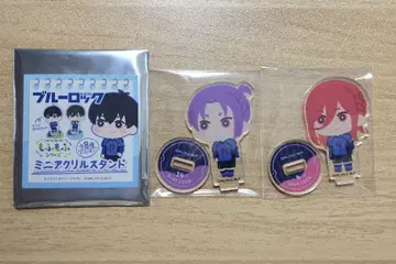 블루 록 모후모후 시리즈 미니 아크릴 스탠드 미카게 레오 치기리 효마