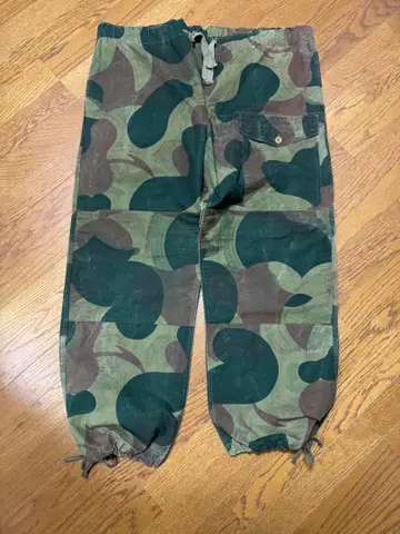 블러쉬 스트로크 카모 벨기에군 빈티지