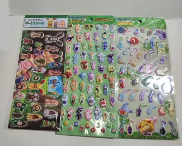 동물의 숲 피크민 코비토즈칸 씰 3점 정품