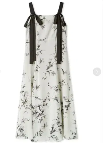 [택 포함 새상품] FRAY I.D 리본 디테일 플로럴 원피스 프레이