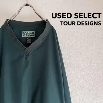 구제 의류 'TOUR DESIGNS' V넥 풀오버 / 피스테