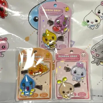 시즈쿠짱 봉봉드롭 앞머리 클립 3개 세트