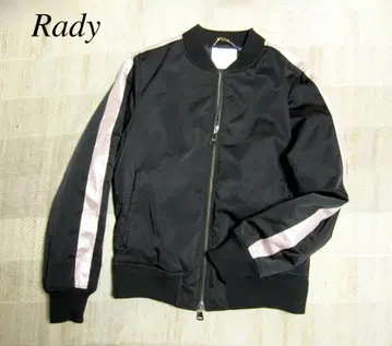 Rady 새틴 스카잔풍 블루종 자켓