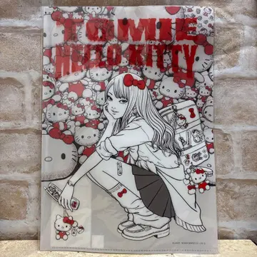 이토 준지 x 산리오 클리어 파일 갸루 토미에 x 헬로키티