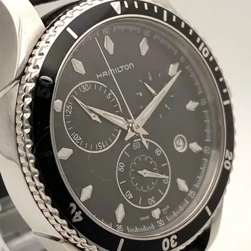 [ 작동 ] 해밀턴 재즈 마스터 크로노그래프 손목시계 씨뷰 새상품급
