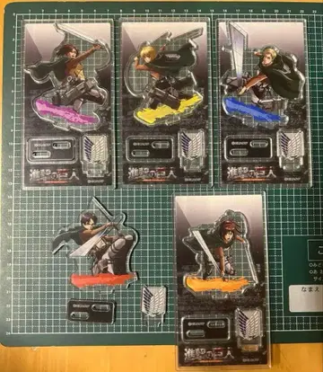 진격의 거인 아크릴 스탠드 일괄 하자 있음