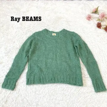 s.2357 [ 레이빔즈 ] 긴팔 니트 심플 그린 캐주얼 F