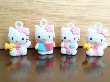 초레어 희귀 헬로키티 엔젤 마스코트 1998년 헤이세이 레트로 4개
