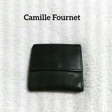 카미유 포르네 코인 케이스 동전 지갑 박스형 그린 가죽 지갑
