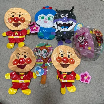 호빵맨 가챠가챠 비닐 풍선 7개 세트