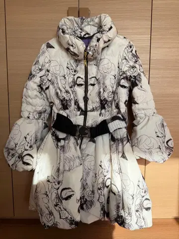 nanguoxishi 마릴린 먼로 패턴 다운 코트