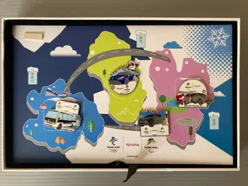 2022 베이징 올림픽 TOYOTA 핀 배지 시리얼 넘버 포함