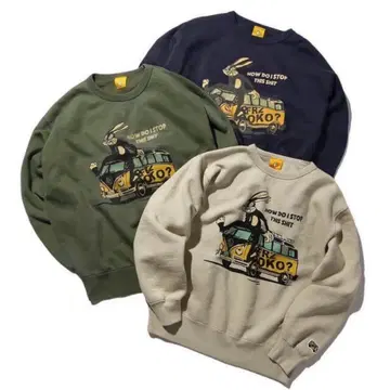 FR2 doko 속기모 맨투맨 한정품