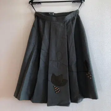 쇼와 레트로 스커트 그린