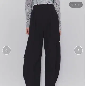 더블 허리 코쿤 팬츠 유나이티드 도쿄 UNITED TOKYO