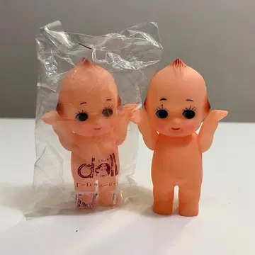 [ 쇼와 레트로 ] 큐피 인형 T-11 TBN 일본제 2체 세트