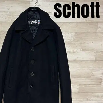 샷 피 코트 블랙 울 싱글 38 남성용 새상품급 미국제