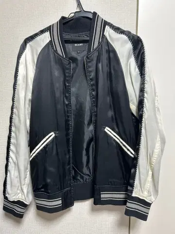 BEAMS 스카잔 블랙/화이트 S