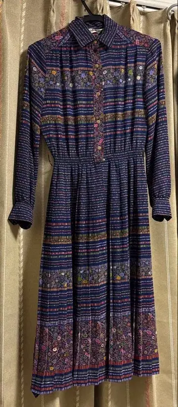 Belle House 원피스 쇼와 레트로 구제 의류 빈티지