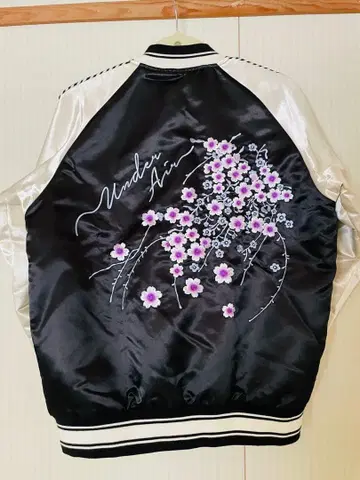 UNDERAIR 자수 스카잔 벚꽃