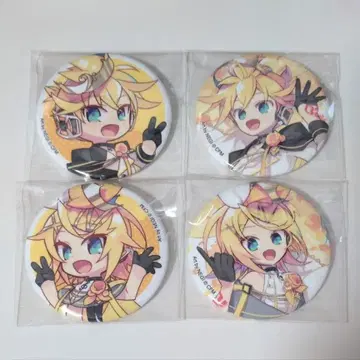 카가미네 린렌 캔뱃지 세트 Happy 14th Birthday