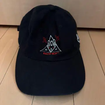 HUF FR2 콜라보 캡 블랙