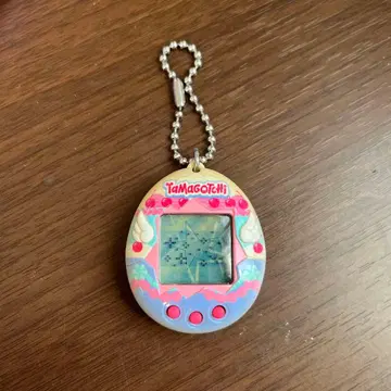 타마고치 핑크 스카이블루 알 모양