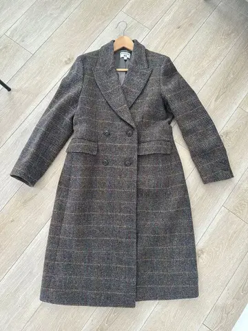 유니클로 이네스 콜라보 더블 브레스트 코트