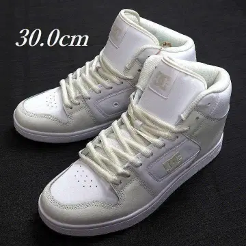새상품 DC SHOES 마테카 4 하이컷 스니커즈 화이트 30cm