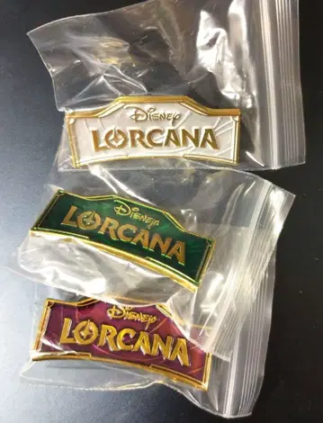 로르카나 디즈니 카드 게임 핀 배지 프로모 일괄 판매 세트
