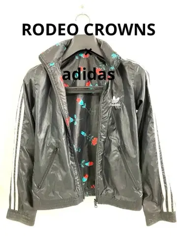 레어 RODEO CROWNS x adidas 콜라보 리버서블 블루종