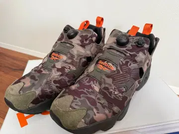 새상품급 리복 인스타펌프 퓨리 스니커즈 카모 29.0cm 박스 있음