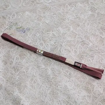 순수 실크 수제 끈 보라색 계열 퍼플 계열 금속사 사용