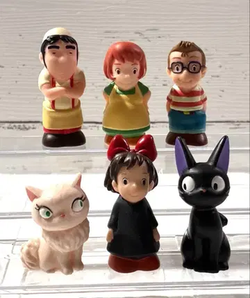 지브리 마녀 배달부 키키 손가락 인형 소프트 비닐 6개 세트