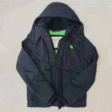 아바크롬비&피치 아바클로 마운틴 후드티 네이비 x 그린